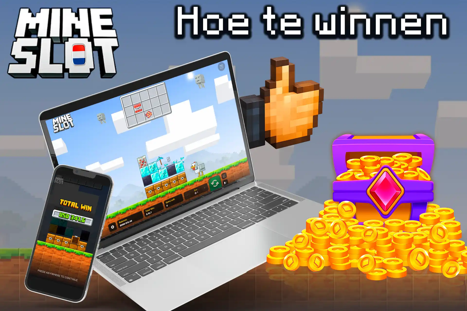 Volg de tips om het risico te minimaliseren en winst te maken in Mine Slot.